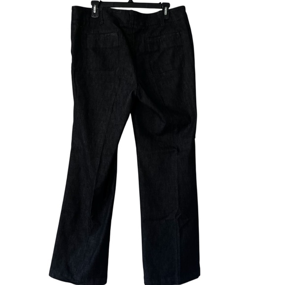 Talbots Women’s Signature Flare Jean Dark Wash size 8 - Picture 4 of 12
